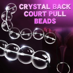 NXY Anal Toys Omysky Sex Beads Balls Plug Butt Toy Female Stimulator Orgasm Vagina Products voor vrouwen Crystal Massager 1125