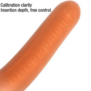 NXY Anal Toys Super Long Silicone Butt Plug Dildo Anus Masturbator Dilator Prostaat Massage Volwassen Seks speelgoed voor mannen Vrouw Gay 1125