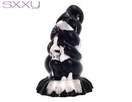 NXY Anal Toys Sxxy Curve Toys for Men Women Women Silicone fantasy Fantasy Butt Plug