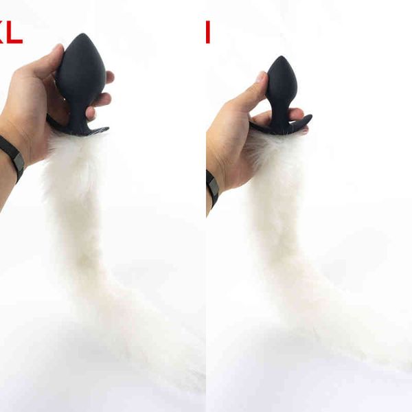 Nxy Anal Toys Ywzao Training 18+ White Sexy Men Plugs Silicone Females Adult Toy Tail Shop Ass But Tools Tentacle para mujer Toyes 1218