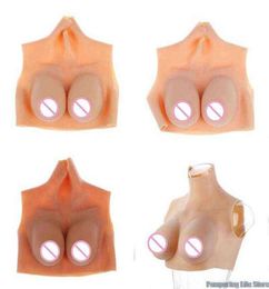 Nxy Breast Form 1 PC Pechos falsos de silicona Crossdresser Placa de pecho realista Tetas artificiales Drag Queen Shemale Transgénero COSPLAY 8897175