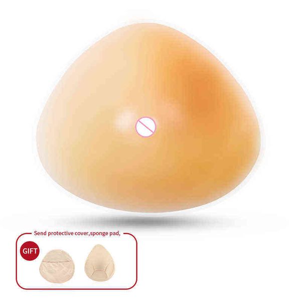 Nxy Breast Pad Atr Prótesis mamaria sin cables Almohadilla de silicona realista Pechos falsos para sujetador de mastectomía Mujeres Cáncer o potenciador 220610