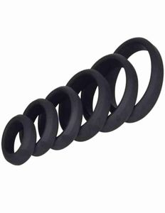 Nxy cockrings usine entièrement en silicone en silicone noir anneau de pénis retardant l'éjaculation bancs petits jouets sexuels pour hommes produit masculin 9757376