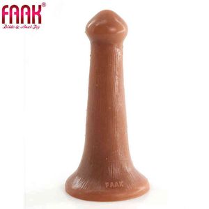 Nxy dildo's anale speelgoed nieuwe paddestoel hoofd valse penis dubbellaagse siliconen gesimuleerde vrouwelijke vaginale massage stick pret grote plug 0225