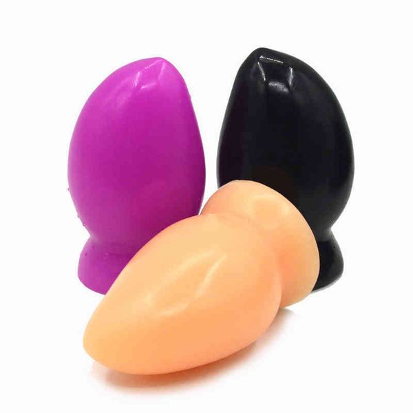 Nxy Dildos Juguetes anales Sexo Enchufe grande Masaje privado Expansión en el patio Masturbación femenina Productos para adultos 0225