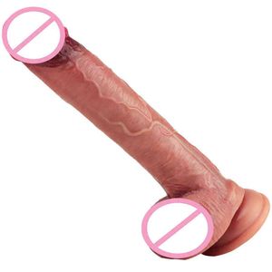 NXY Dildos Juguetes anales Zhenjiba No 5 Dispositivo de masturbación femenina Gel de sílice líquido Pene artificial Sexo adulto 0225