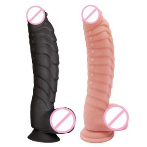 Nxy Godes Dongs 8 7 pouces Énorme gode en silicone souple réaliste avec ventouse pour femmes Masturbation Pénis Grand Phallus Spécial Dick Sex Toy 240330