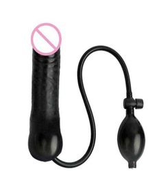 Nxy Dildo's Dongs Anale Dilatator Pomp voor Vrouwen Opblaasbare Butt Plug Mannen Homo's Vaginale Stimulator Massager Lucht gevuld Groot Seksspeeltje 224579051