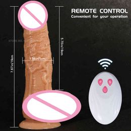 Nxy Dildos Dongs Consolador Vibrador De Empuje Realista Para Mujer Pene Grande Suave Punto G Vagin et Ano Masturbador Juguete Sexual Adultos 0108