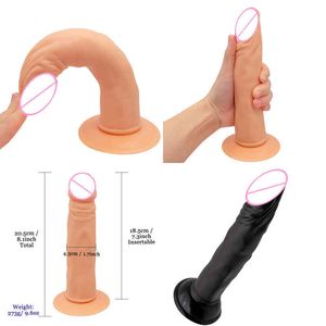 NXY Dildos Ei Free PVC Artificial Penis SUCKER DRAAG DILDO GAY Anal Plug Masturbation Stick Toy 220607