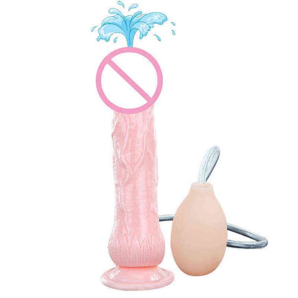 NXY godes éjaculant réaliste éjacule énorme pénis ventouse bite femme Masturbation outil adulte jouets sexuels pour Anal 0121