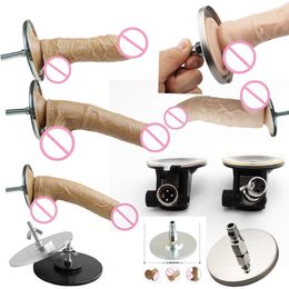 Nxy Dildos Fredorch Premium Sex Machine Attachment avec gode en silicone pour femmes Love Product 1208