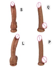 NXY-dildo's Gagu realistische siliconen dildo speeltjes voor vrouw met zuignap g-spotstimulator vrouwelijke masturbatie penis lul sexy3857977