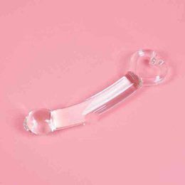 NXY godes anneau en forme de coeur gode en verre cristal faux pénis anal plug anal jouets sexuels de la prostate pour les femmes masturbationdildo produits 0121