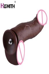 Nxy Dildos Hismith kliclok énorme PVC Sex Machine Accessoires Longueur 31cm Dia333C2855116