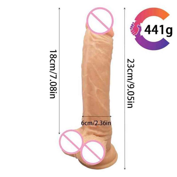 Nxy Godes Grand Étalon Simulation Pénis Longue Et Épaisse Appareil De Masturbation Féminine Racine Mâle Modèle Inversé Produit Adulte Faux 0316