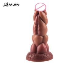 NXY Dildos Mjin 22 5cm SILICONE SUPPLIQUE RÉCISION