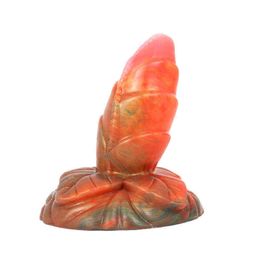 Nxy dildo's nieuwe vloeibare silicagel volwassen mannelijke en vrouwelijke speciale gevormde penis zachte valse achtertuin anale plug zuignap masturbator 0317