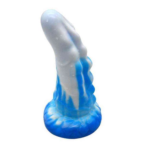 NXY Dildos silicone plug anal couleur unique combinaison unique charme GreenBlack ventouse gode sex toys pour femmes jeu adulte 0328