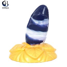 Nxy dildo siliconen mannelijke en vrouwelijke anale plug penis simulatie speciale gevormde passie in leuke producten 0317