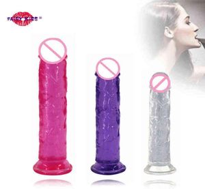 NXY Dildos Soft Jelly Big Dildo Belt sur pénis réaliste réalité artificielle bite petits coqs de cock anal plug-didio adultes jeux de sexe pour 6110254