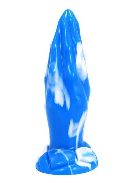 NXY Dildos Yocy épais à forme spéciale Grande aspiration arrière-tasse arrière Soft Anal Pild Liquide Gel Male Dilator mâle Masturbation femelle 4586497