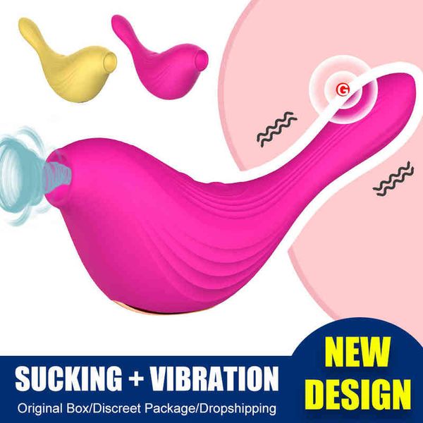 Nxy Eggs Bullets Sucer Vibrateur pour Femmes Clit Nipple Stimulateur Oral Sucker Femelle Masturbateur Sexuel Érotique Sex Toys pour Adulte 220509