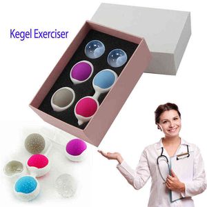 Nxy eieren kogels vaginale spieroefenaar 4 6pcs kegel balls arts