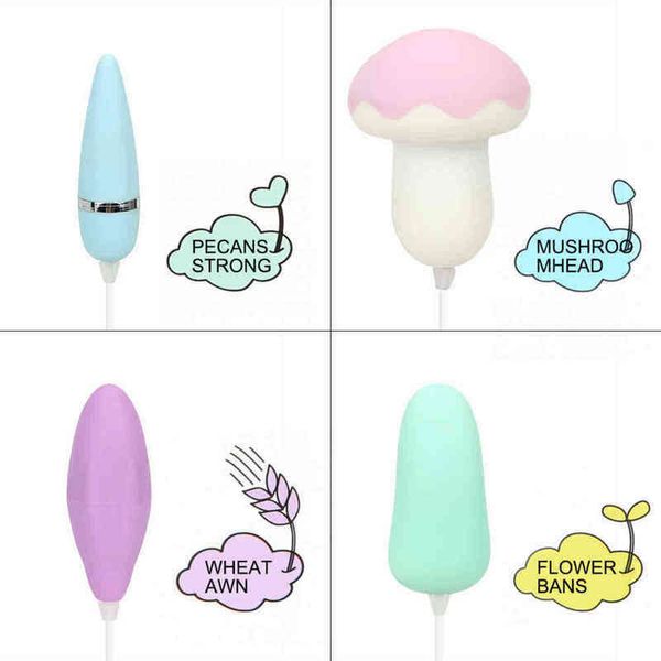 NXY Eggs IKOKY Jumping Egg Vibrator Varias formas Cabeza Estimulación del clítoris 30 velocidades Juguetes sexuales silenciosos para mujeres Masturbación femenina 1208