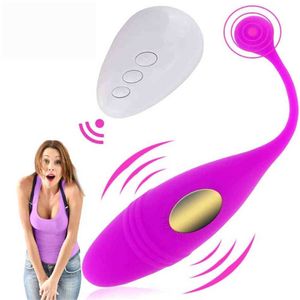 NXY oeufs Kegel balle d'exercice pondérée 10 Modes corps sûr Silicone télécommande sans fil étanche pour les femmes 1203