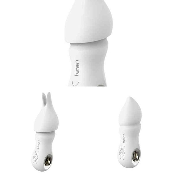 Nxy Eggs Leten Rabbit Mini Bullet Vibromasseur 10 Vitesse Stimulateur de Clitoris Mamelon Clitoris Massage Vibrant Oeuf de Saut Érotique Sex Toys pour Femme 220421