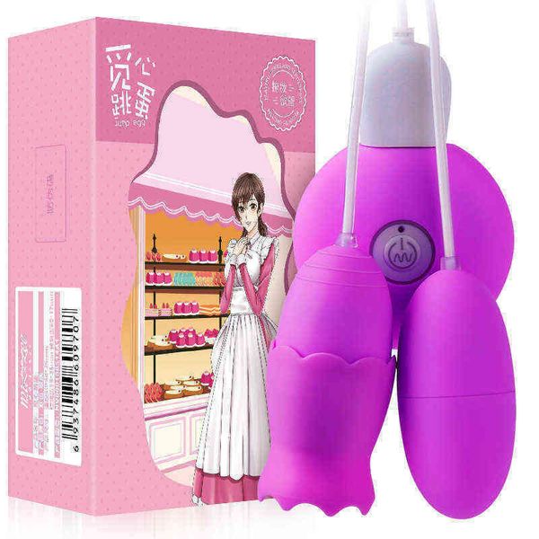 NXY Eggs Vibrateurs de langue mis à jour 20 modes USB Power Oeuf vibrant Massage du point G Léchage oral Stimulateur de clitoris Jouets sexuels pour femmes 1208