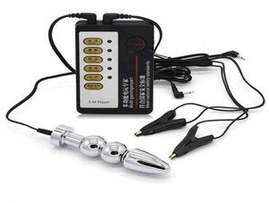 Nxy elektrische schok anale vaginale plug tepel clitoris klemmen elektro stimulatie volwassenen game bdsm medisch thema sex toys butt12115706660