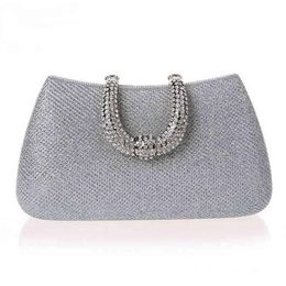 Bolsos de noche NXY Luxy Moon, bolso de mano con cierre de diamante en U de cristal para mujer, bolso de fiesta dorado y plateado con purpurina, bolso de mujer 220210271v