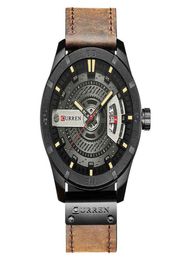 NXY Fashion Watches Curren Carrion 8301 Men039s Sports Large Calan Localiers Luxury Automatic Watch 2203168795003
