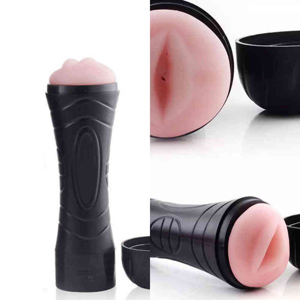 Copa de masturbación NXY, Juguetes sexuales para hombre, copa de masturbación masculina, Artificial, Real, Anal, silicona suave, Vagina, herramienta para adultos 1207