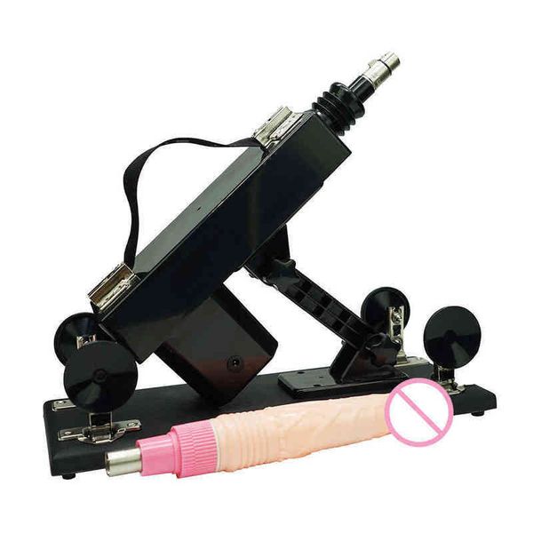 NXY Masturbation Machine Vibromasseur Vaginal Masculin et Féminin Puissant, Machine de Sexe Automatique, Grand Faux Pénis, Plug Anal, Jouet Pornographique Adulte, 1203