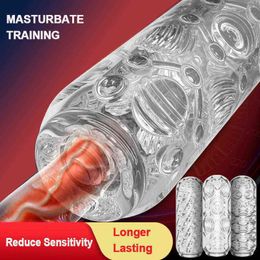 Nxy mannen masturbators arts voeler 3 styel zachte siliconen masturbatie beker herbruikbare uithoudingsvermogen trainer seksspeeltjes voor 1210