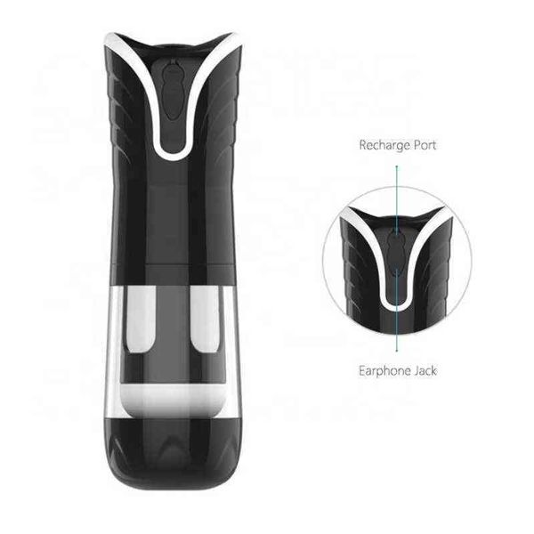 Nxy Hommes Masturbateurs Automatique Masturbation Coupe Intelligent Télescopique Multi-fréquence Mode Sexy Voix Bouche Vaginal Érotique Sex Toy pour Se Masturber 1210