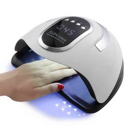 NXY nageldroger UV -gel Poolse drooglamp voor manicure met slimme sensor 66leds Professionele LED -kunstsalon 220624