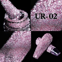 NXY Nail Gel 7 5 ML Reflecterende Glitter Polish Shiny Art Effect Soak Off UV-vernis Nieuwe 0328