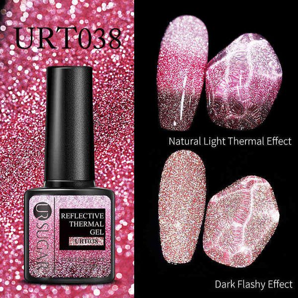 NXY Nail Gel 7 5ml Rose Gold Red Reflective Thermal Polish Soak Off Semi Permanente Uv Led Art Barniz Manicura 0328