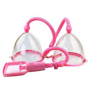 Nxy pomp speelgoed borst massager vrouwelijke apparaten handleiding vacuüm zuig borst cup 1126
