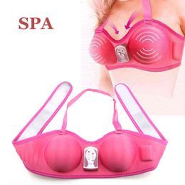 NXY Pump Toys Vibrating Breast Enlarger Bra Pezón Masaje Eléctrico Ampliación Pecho Sexo Para Mujeres Juguetes Eróticos Tienda 1125