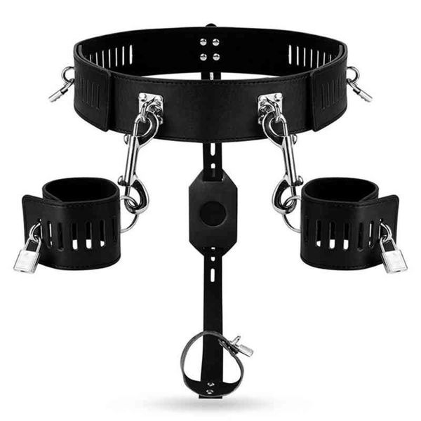 Nxy Sexe Adulte Jouet Érotique Bdsm pour Hommes Fétiche Masculin Ceinture De Chasteté Menottes Cock Cage Strapon Jeux Jouets Couples 1225