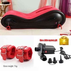 Nxy sex volwassen speelgoed opblaasbare loafer sofa erotische bed fluwelen zachte woonkamer meubels liefde stoel speelgoed voor vrouwen mannen paren games 18 1225