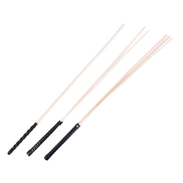 Nxy Sex Productos de juguetes para adultos 60 cm Ratán natural Dureza Látigos Varillas Nalgadas Paleta Fetiche Esclavo Bdsm Spank Flogger para parejas 1225