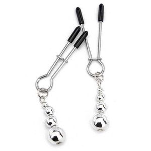 NXY Sex Anal Toys Metal Tepel Klemmen Clips Ring Bell Marteling Slave BDSM Breast Bondage Restraint Toy for Women Couple Play Game 1202