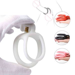 NXY Sex Chastity dispositifs Mamba retard d'éjaculation pour hommes anneau de résine dispositif de ceinture de chasteté couverture pénienne 5 taille serrure 18 + sex toys 1126