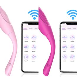 Nxy Sex Eggs Draadloze Bluetooth Voor Vrouwen App Afstandsbediening Lange Afstand Controle Dildo g Spot Massage Vibromasseur Vrouwelijke Magische Vibrerende 1110
